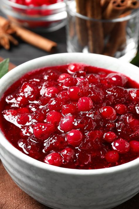 This Ocean Spray cranberry sauce recipe will make your Thanksgiving celebration extra memorable. Learn how to make this easy, homemade sauce, and you'll never use a can again. Ocean Spray Cranberry Sauce, Cranberry Sauce Recipes, Orange Cranberry Sauce, Best Cranberry Sauce, Ocean Spray Cranberry, Canned Cranberries, Canned Cranberry Sauce, Cranberry Jam, Leftover Cranberry Sauce