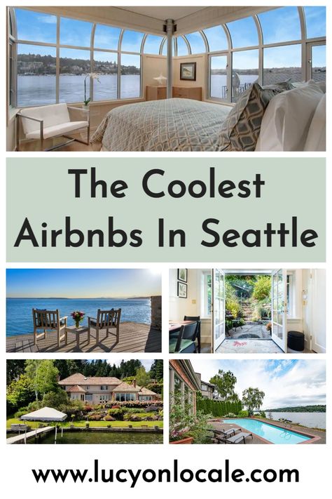 From houseboats to penthouses to urban oases, I've got the perfect Airbnb for you! #travel #travelblog #blog #blogger #travelblogger #destination #trip #seattle #pacificnorthwest #airbnb #airbnbs #bestairbnbs #accommodation #washingtonstate Seattle Airbnb, Pacific Northwest Travel, Visit Seattle, Sleepless In Seattle, Travel Photography Inspiration, Tropical Destinations, Awesome Places, Urban Oasis, Vacation Home Rentals