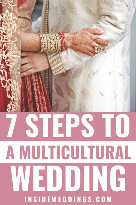 Marriage is not only about bringing two people together, but also joining their families. When the newlyweds come from different backgrounds, the wedding can also be a chance to blend two (or more!) cultures together. Two People Together, Different Backgrounds, Multicultural Wedding, Marriage Is, People Together, Wedding Planning Tips, Plan Design, Two People, Blending