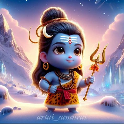 Pencil Colours Art Drawings, Cute Shiva, Little Shiva, Blue Studio Background, Shiva Images Hd, Shiva Images, Ram Sita Photo, Disney Character Drawing, Maha Shivratri