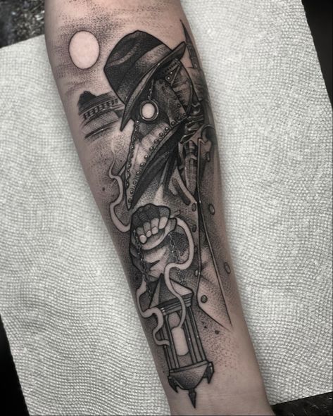 Dr Plague Tattoo, Plage Doctor Tattoo, Pleg Doctor Tattoos, Plague Mask Tattoo, New School Plague Doctor Tattoo, Traditional Plague Doctor Tattoo, Plague Doctor Tattoo Design, Plague Doctor Leg Tattoo, Plague Doctor Tattoo Realism