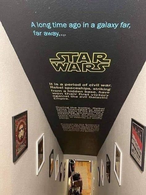 Star Wars Basement, Star Wars Room, Galactic Empire, Star Wars Pictures, Movie Room, Star Wars Memes, Long Time Ago, My New Room, Future House