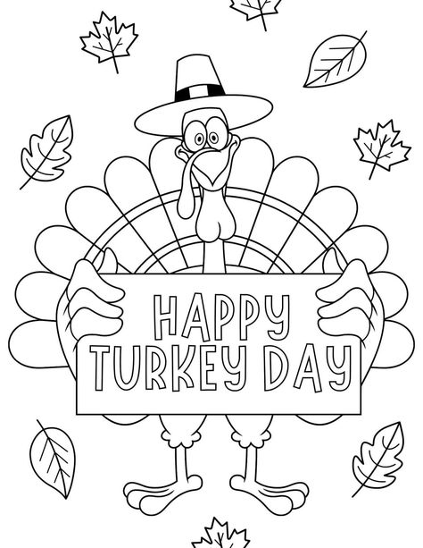 Celebrate the fall season with these free printable Thanksgiving coloring pages for kids and adults. You will find cute kids coloring pages with Thanksgiving themes that feature turkeys, pumpkins, thanksgiving feasts, cornucopias, and much more! Whether you are looking for kids coloring pages for younger children like toddlers or preschoolers, teenagers, or even adults, there are tons of thanksgiving coloring sheets for everyone. Thanksgiving Color Sheets, Simple Christmas Coloring Pages, Nativity Scene Coloring Pages, Brain Activities For Kids, Simple Thanksgiving Crafts, Fish Coloring Pages For Kids, November Coloring Pages, Scene Coloring Pages, Thanksgiving Coloring Pages For Kids