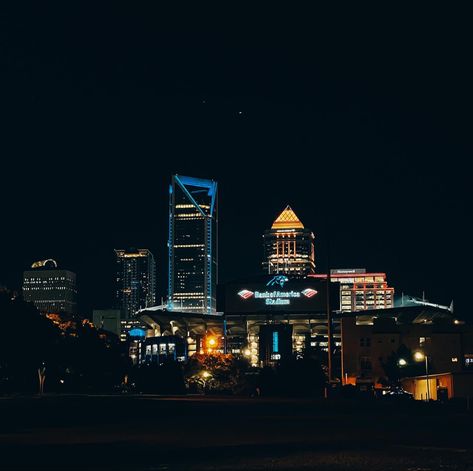 Charlotte North Carolina Aesthetic, Charlotte Nc Aesthetic, Charlotte Nc Skyline, Charlotte Aesthetic, Uptown Charlotte Nc, Charlotte Skyline, Downtown Charlotte, Cinematic Art, Unc Charlotte