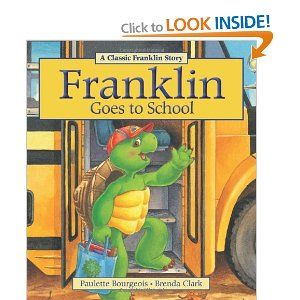 Franklin Goes to School on Tumblebooks Franklin The Turtle, Franklin Books, School Book Covers, School Template, Starting School, Childhood Books, School Reading, Read Aloud, First Day Of School