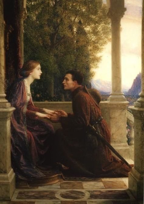 Dicksee-The End of the Quest-1921 - Category:Frank Bernard Dicksee - Wikimedia Commons Thomas Francis Dicksee, Francis Dicksee, Han Solo Leia, Courtly Love, Era Victoria, Frank Dicksee, Pre Raphaelite Art, Romantic Paintings, Rennaissance Art