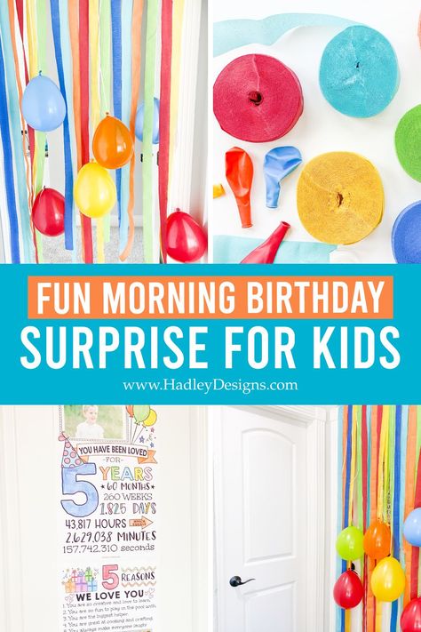 Together with a You Have Been Loved Birthday Printable, streamers and balloons can create fun, colorful birthday decor for kids. Streamers and balloons can hang on either side of a customizable birthday age sign. This printable birthday poster is just one of many of our printable birthday keepsake ideas. This birthday age poster is especially great for birthday milestones, such as the 1st birthday or 16th birthday. Use this customizable birthday sign to make any kid’s day more special. 10th Birthday Morning Surprise, Bedroom Door Birthday Decorations, Decorate Door For Birthday, Birthday Door Ideas, Decorate House For Birthday, Birthday Door Decorations Surprise, Diy Birthday Signs Ideas, Morning Birthday Surprise For Kids, 10th Birthday Decoration Ideas