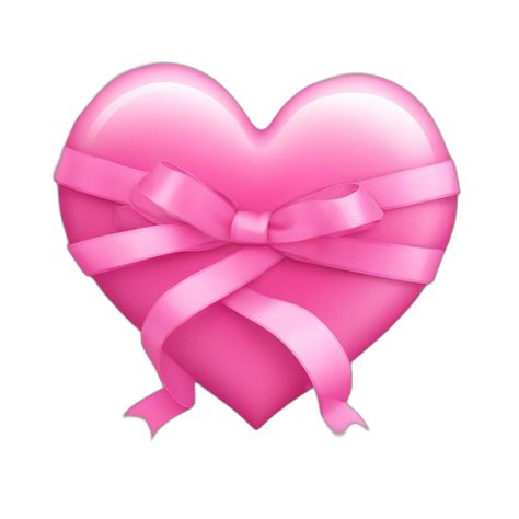 AI emoji generated from the prompt: Pink heart with ribbon Pink Heart Emoji Sticker, Pink Bow Emoji, Light Pink Emoji Heart, Baby Pink Emoji, Custom Emoji Pink, Pink Emoji Sticker, Cute Ios Emoji Stickers, Pink Ios Emoji, Pink Emojis Reaction