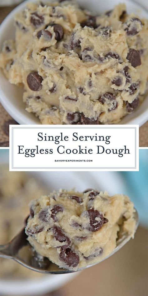 1 Person Edible Cookie Dough, Small Batch Of Edible Cookie Dough, Simple Edible Cookie Dough For One, Edible Cookie Dough For One, Single Serve Cookie Dough, Easy Dessert For One, Single Serving Edible Cookie Dough, Single Serve Chocolate Chip Cookie Dough, Edible Cookie Dough Recipe For One