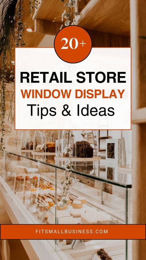 20+ Tips & Ideas for Your Retail Store Window Displays Gift Shop Displays Retail Stores, Accent Wall Retail Store, January Shop Window Displays, Shoe Store Display Ideas, Small Shop Window Display Ideas, Retail Window Display Ideas Store Fronts, Retail Store Window Displays, Fall Displays Retail, Creative Retail Display Ideas