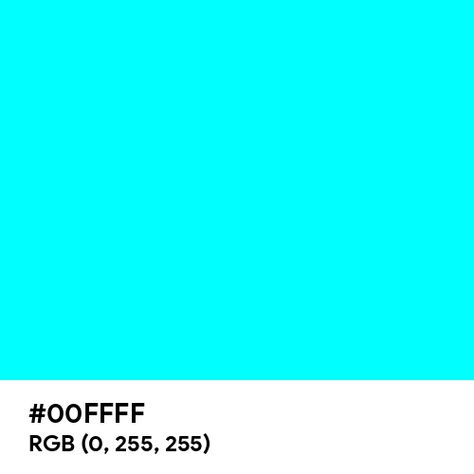 Cyan color hex code is #00FFFF Turquoise Pantone Color, Blue Color Hex, Blue Complementary Color, Blue Hex Code, Aqua Color Palette, Cyan Color, Paint For Kitchen Walls, Split Complementary Colors, Turquoise Color Palette