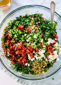 Kosher for Passover Salad Recipes - Meal Ideas for the Feast of Unleavened Bread | Land of Honey Salad With Pepitas, Mexican Kale, Quinoa Chickpea Salad, Mexican Quinoa Salad, Feast Of Unleavened Bread, Cookie And Kate, Kale Quinoa, Kale Quinoa Salad, Mexican Quinoa