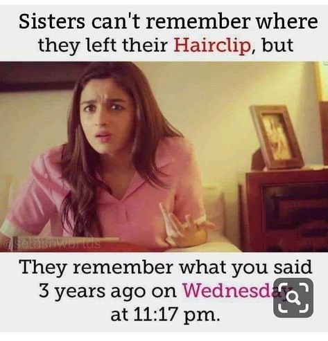 1,176 Likes, 27 Comments - Brother & Sister_Best Friends (@bsbf_page) on Instagram: “Tag-mention-share with your #Brother and #sister 👫 🧡💛💚💙💜 #Follow 💜 @bsbf_page Follow 💙 @bsbf_page…” Siblings Funny Quotes, Girly Facts, Facts Of Life, Sister Quotes Funny, Very Funny Memes, Girls Power, Funny Girls, Girly Attitude Quotes, Funny School Jokes