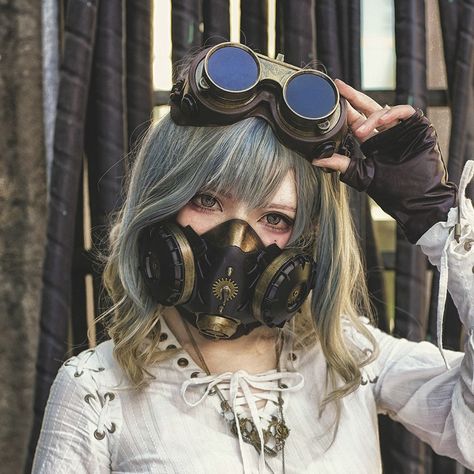 Steampunk Gas Mask, Mask Outfit, Steampunk Goggles, Steampunk Hat, Steampunk Victorian, Steampunk Cosplay, Steampunk Costume, Steampunk Design, Fashion Mask