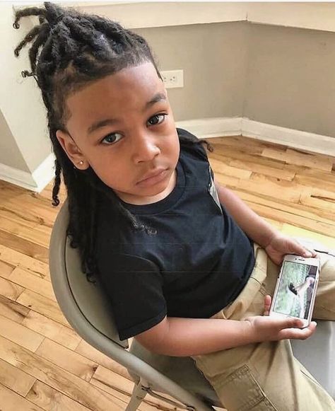 @livinmylocdlife on Instagram: “@thereal_dj8912 🙌🏾 . . . . . #menwithlocs #locstyles #locspiration #locsnation #naturalhair #naturalhaircommunity #locs #menwithlocs…” Black Haircut Styles, Baby Boy Hairstyles, Braids For Boys, Black Baby Boys, Baby Boy Swag, Boy Black, Beautiful Black Babies, First Haircut