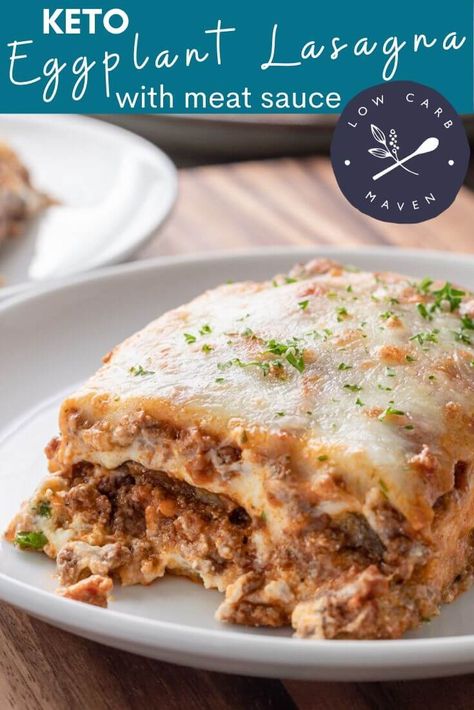 Eggplant Lasagna With Meat, Eggplant Ground Beef, Keto Eggplant Lasagna, Recipe With Eggplant, Keto Lasagna Recipe, Sliced Eggplant, Keto Eggplant, Lasagna Recipe With Ricotta, Low Carb Lasagna