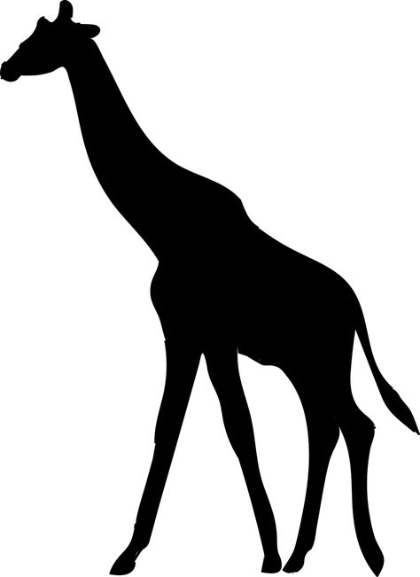 Giraffe Animal The Silhouette - Free vector graphic on Pixabay Silhouette Arte, Africa Silhouette, Giraffe Images, Giraffe Silhouette, Worli Painting, Animal Templates, Afrique Art, Africa Art, Animal Silhouette