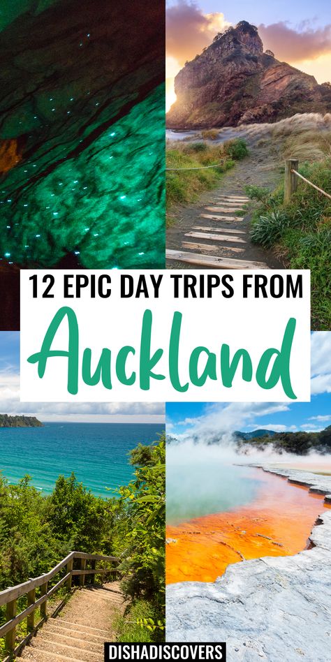 Day Trips From Auckland, Auckland New Zealand Photography, Auckland New Zealand Aesthetic, Travel Bucket Lists, Auckland Travel, Best Weekend Trips, Australia Trip, New Zealand Itinerary, North Island New Zealand