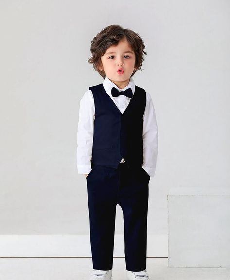 Ideas Casamiento, Navy Tux, Ootd Boy, Twin Baby Boys, Rock Baby, Christmas Photoshoot, Groom Outfit, Flower Boys