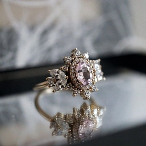 The CEO's Wife - chapter seven - Page 3 - Wattpad Elegant Engagement Rings Unique, Gem Wedding Rings, Most Beautiful Rings, Rare Engagement Rings, Fairytale Ring, خواتم خطوبة, Morganite Diamond Ring, Dream Rings, Ring Rosegold