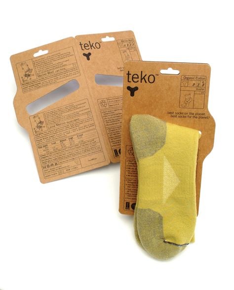 Teko Socks - branding, packaging by Matt Ebbing, via Behance Sustainable Packaging Design, Scarf Packaging, Socks Packaging, Clothing Packaging, Eco Packaging, Sock Packs, Packing Design, Catalog Design, Sustainable Packaging