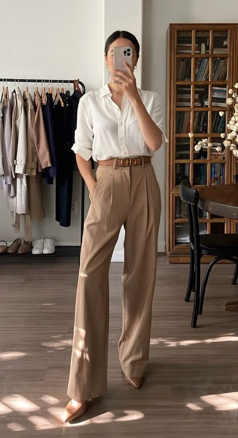 5 Days of Spring Business Casual Workwear [+Video] - LIFE WITH JAZZ Outfit Formal Mujer, Spring Business Casual, Chique Outfits, Professional Outfits Women, Business Casual Outfits For Women, Business Casual Outfits For Work, Mode Casual, Classy Work Outfits, Stylish Work Outfits