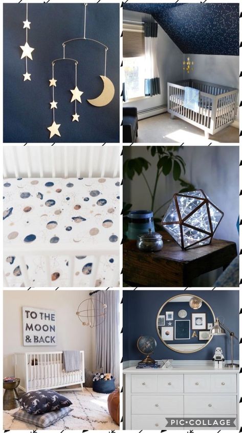 Room Boy, Boy Nursery Themes, Space Themed Room, Baby Nursery Inspiration, Girl Nursery Themes, Baby Room Themes, Space Themed Nursery, Nursery Room Design, Baby Room Inspiration