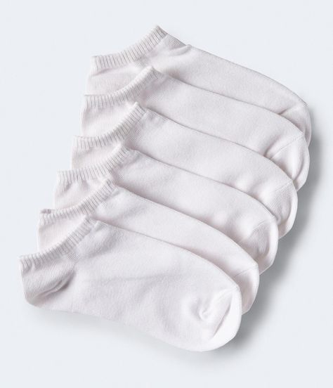 Kick your comfort up a notch or two with our 3-Pack of Solid Ankle Socks! A soft blend of fabrics is just what your feet demand after a long day on the go, while the classic hue makes each pair easy to coordinate with every ensemble. Low cut. Style: 8927. Imported. 80% cotton, 18% polyester, 2% spandex. Machine wash/dry. Aeropostale Dr Shoes, Sock Packs, Cute Socks, White Sock, Ankle Socks, Dream Wardrobe, Aeropostale, Hogwarts, Trendy Outfits