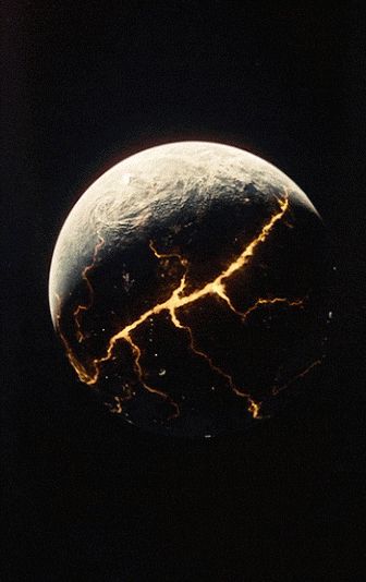 Earth Exploding, Cool Gifs, Planets, Gif