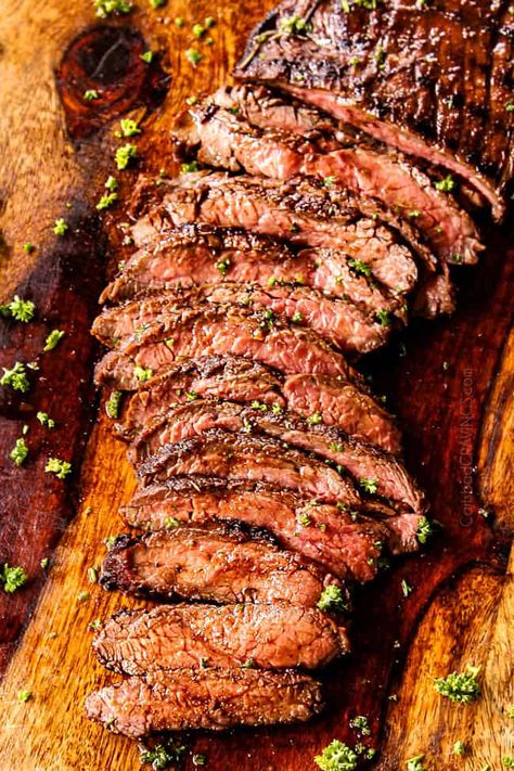 Balsamic Flank Steak, Marinade Flank Steak, Balsamic Marinade, Steak Sandwiches, Steak Marinade Recipes, Chopped Steak, Marinated Flank Steak, Flank Steak Recipes, Carlsbad Cravings