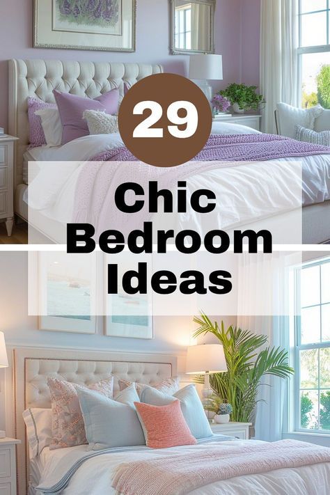 Aesthetic Woman’s Bedroom, Modern Chic Bedroom Ideas, Single Female Bedroom Ideas, Woman’s Bedroom, Female Bedroom Decor, Contemporary Chic Bedroom, Modern Chic Bedroom, Feminine Bedroom Ideas, Young Woman Bedroom