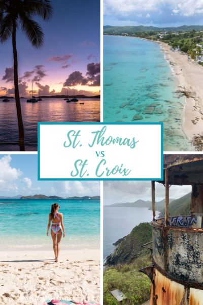 St. Thomas vs St. Croix: Which US Virgin Island is Better? • Jetset Jansen Virgin Islands Vacation, St Thomas Virgin Islands, The Us Virgin Islands, Virgin Island, Water Island, Travel America, St. Croix, Caribbean Island, Us Virgin Islands