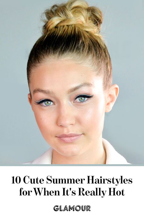 10 Cute Summer Hairstyles for When It's So Hot, You Can't Even Deal Humid Hairstyles Summer Short, Hairstyles For A Hot Day Summer, Hairstyles For Long Hair When It’s Hot Outside, Hairstyles When Its Humid Summer, Hairstyles Hot Weather, Hairstyles For Hot Days Summer Long Hair, Hot Summer Hairstyles, Hairstyles For Hot Weather, Cute Summer Hairstyles