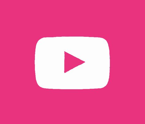 Hot Pink Youtube Icon, Youtube Pink Icon, Youtube Icon Pink, Hot Pink Icons, Pink Youtube Icon, Hot Pink App Icons, Pink Youtube, Youtube Icon, Phone Customization