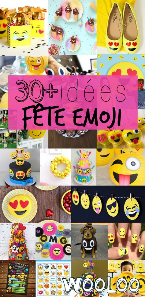 Plus de 35 idées pour vous inspirer dans la création d'une fête d'enfant sous le thème EMOJI Party Emoji, Emoji Cake, Savory Cakes, Emoji Birthday Party, Girl Emoji, Emoji Party, Emoji Birthday, Frozen Birthday Party, 11th Birthday