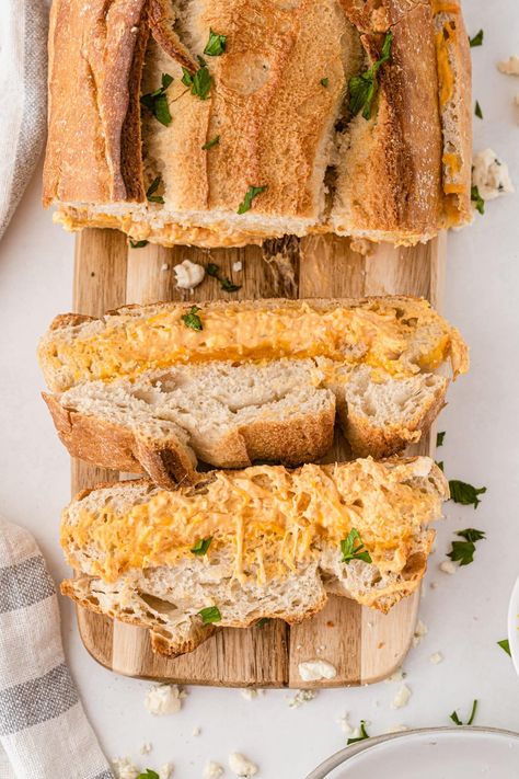 Buffalo Chicken Garbage Bread - Happy Homeschool Nest Buffalo Chicken Garbage Bread, Carrot Zucchini Bread, Garbage Bread, Simple Supper, Chicken Bread, Strawberry Banana Bread, French Bread Loaf, Cherry Bread, Honey Garlic Sauce