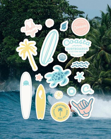 Coasta Surfboards🏄🏼‍♀️🌊 Ride the tide with Coasta Surfboards, inspired by the sea and the sun, and made from recycled materials!🌿 1/2 @clubdillydally @twentyninedesign.co #dillydallycoasta #dillydally #clubdillydally #graphicdesign #graphicdesigner #brand #brandidentity #branding #logo #logodesigner #logoinspirations #beach #beachvibes #surf #surfing #surfbrand #surfboards #surfboardshaper #hawaii #hawaiilife #mauihawaii #coastal #coastalliving #coasta #coastasurfboards Sea Logo, Surf Brands, Hawaii Life, New Media, Visual Effects, By The Sea, Screen Print, Recycled Materials, Surfboard