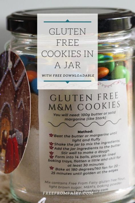 Gluten Free Cookie In A Jar Recipe, Gluten Free Mason Jar Desserts, Gluten Free Jar Gifts, Gluten Free Mixes In A Jar, Gluten Free Meals In A Jar, Gluten Free Gifts In A Jar, Gluten Free Jar Recipes, Gluten Free Dry Mixes, Gluten Free Gift Basket Ideas