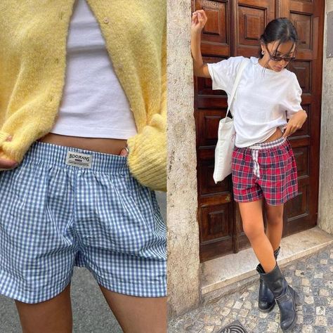 Boxer Shorts We Rate Boxer Shorts For Women, Boxy Tee, Beauty Life, Boxer Shorts, Striped Shirt, Christmas Ideas, Cool Girl, Fashion Beauty, Wardrobe