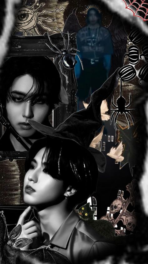 #han #hanjisung #hanskz #hanstraykids #skz #straykids #halloween #spooky Straykids Halloween, Skz Core, Kpop Room, Halloween Background, Skz Wallpaper, Halloween Backgrounds, Room Wallpaper, Halloween Wallpaper, Halloween Spooky