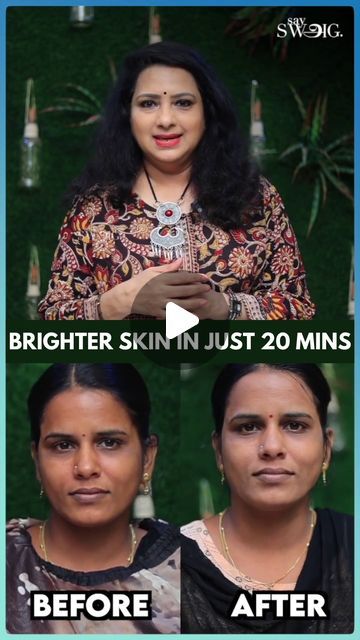 Say Swag on Instagram: "20 Mins-லயே Skin Bright ஆகும்! Best Facial For Pigmentation | Beautician Vasundhara | Home Remedies #facepack #skinbrightening #facial #beautytips #homeremedies" Bright Skin Home Remedies, Skin Brighting Home Remedies, Pigmentation On Face, Pigmentation Remedy, Morning Stretches Routine, Skin Care Home Remedies, Stretch Routine, Wellness Wednesday, Bright Skin