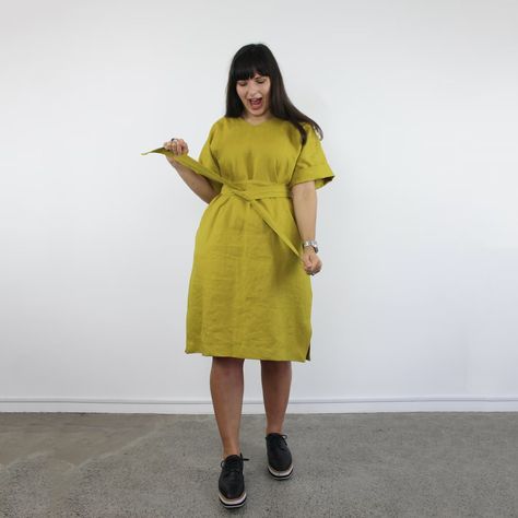 Tunic Sewing Patterns, Dresses Australia, Everyday Dress, Everyday Chic, Fabric Belt, Dress Sewing Patterns, Everyday Dresses, Sewing Patterns Free, Free Sewing