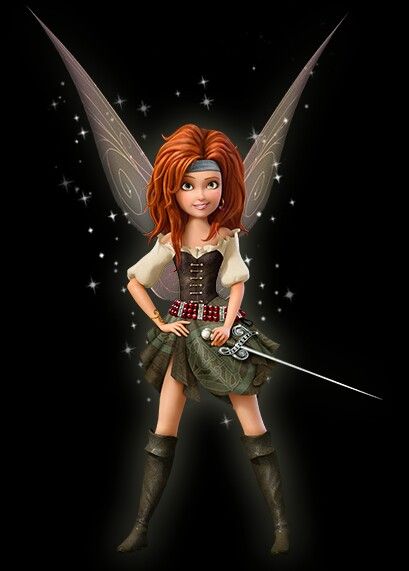 Pirate Fairy Tinkerbell, Zarina Pirate Fairy, Pirate Fairy Costume, Disney Faries, Tinkerbell Movies, Pirate Fairy, Disney Character Art, Tinkerbell Fairies, Fairy Tattoo