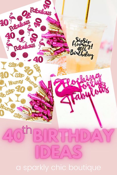 Flocking Forty Birthday, 40th Birthday Cake Toppers For Women, 40th Birthday Ideas For Women, 40th Birthday Ideas, Birthday Ideas For Women, Forty And Fabulous, 40th Birthday For Women, Gulfport Mississippi, 21st Birthday Shirts