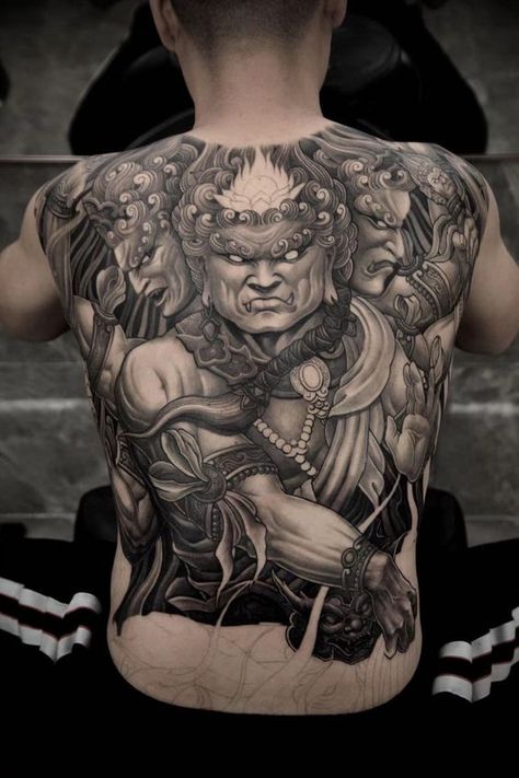 2024's Top Full Back Tattoo Designs for Men | Unique & Bold Fullback Tattoo Design For Men, Ashura Tattoo, Asura Tattoos, Back Tattoo For Men, Full Back Tattoos For Men, Back Tattoos For Men, Gentleman Tattoo, Backpiece Tattoo, Organic Tattoo