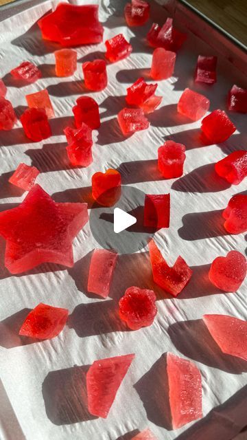 Crystal Gummies, Crystal Candy Recipe, Grass Jelly, Crystal Candy, Agar Agar, Asian Desserts, Recipe Video, Candy Recipes, Crystal Clear