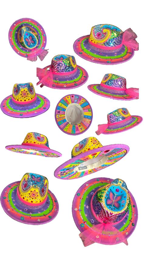 Rainbow starry night cowboy hat purple magenta yellow blue red orange green sequin rhinestone Orville peck coded serotonin core handmade felt rancher hat disco cowgirl i feel like Jenna marbles with her old style of writing tags on YouTube custom creation please I’m poor and worked hard on this I would love to make you one Sequin Cowboy Hat, Reference Images, Cowboy Hat, Oklahoma, Cowboy Hats, Sequin, Cowboy, Rainbow, Hats