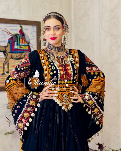 Sep 23 Afghani Frock, Kashmiri Dress, Afghanistan Dress, Eid Clothes, Afghan Culture, Afghani Dresses, Afghani Dress, Afghani Clothes, Balochi Dress