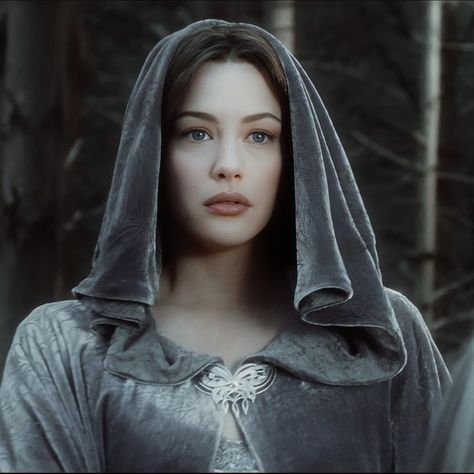 Lotr Characters, Arwen Undomiel, Elven Princess, Lotr Elves, Ring Icon, Medieval Woman, Bunny Painting, Liv Tyler, Model Face