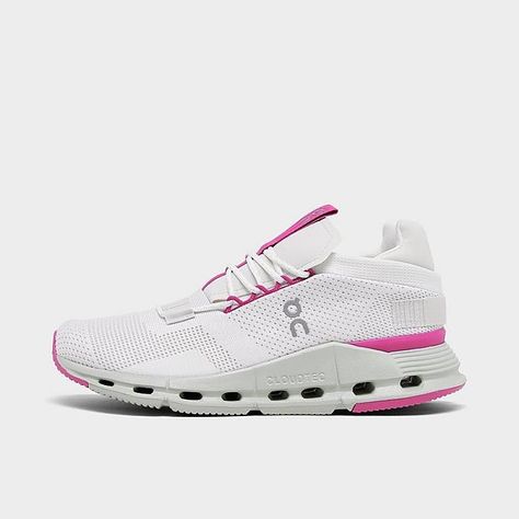 Cloud Tennis Shoes, On Cloud Tennis Shoes, On Cloud Shoes Pink, Colorful On Clouds Shoes, Pink On Clouds, Pink And White On Clouds Shoes, On Clouds Size 5 In Wemens, On Cloudnova, On Running Shoes